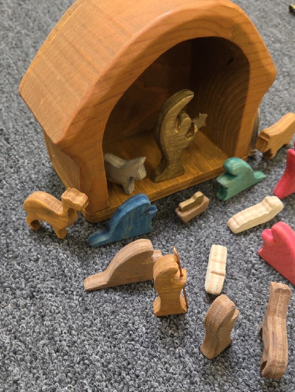 Wooden Nativity Playset - Multicolor Kids Toy - Picture 7 of 10